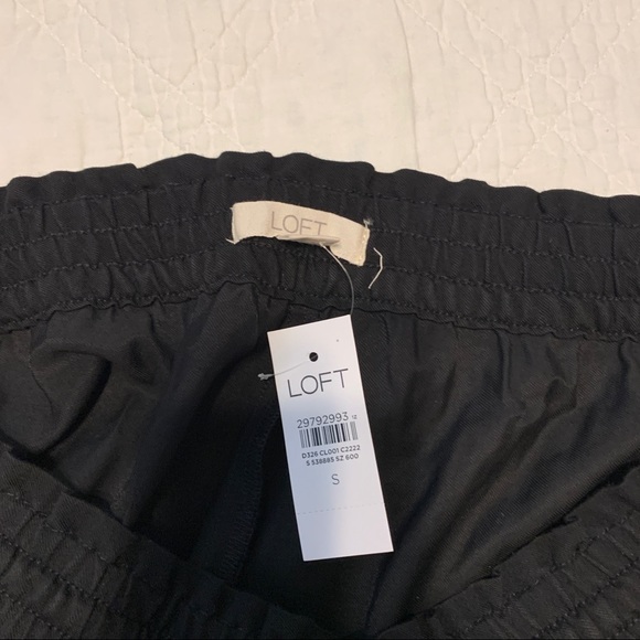 LOFT Drawstring Short with Ruffled Waist - Picture 3 of 3